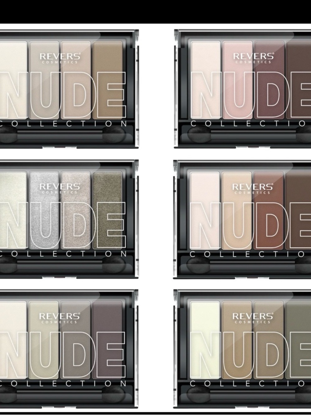 Revers Nude Collection Eyeshadow Palette — Neutral & Soft Pink Shades - Picture 3 of 4